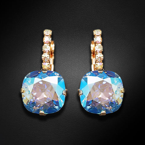 Earrings "Dazzling Sparkle VII (Light Sapphire Shimmer)" with Swarovski™ crystals